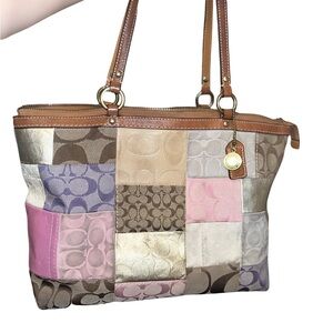 Rare Y2K Patchwork Coach Bag!